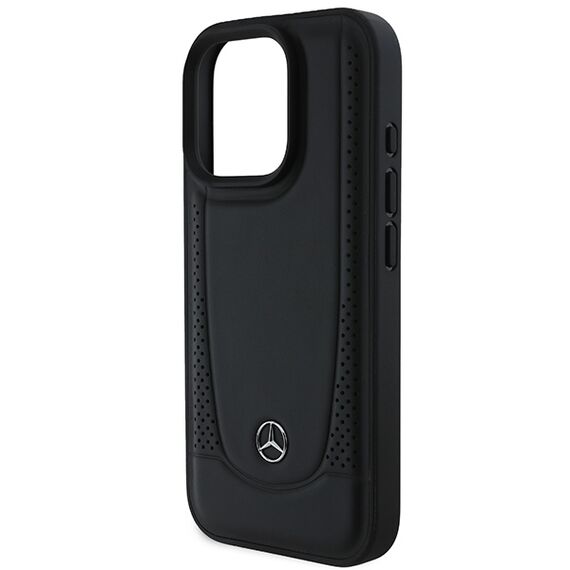 Mercedes Leather Urban Case for iPhone 16 Pro Max - Black | Techbox