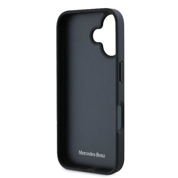 Mercedes Leather Urban iPhone 16 Case - Black | Techbox