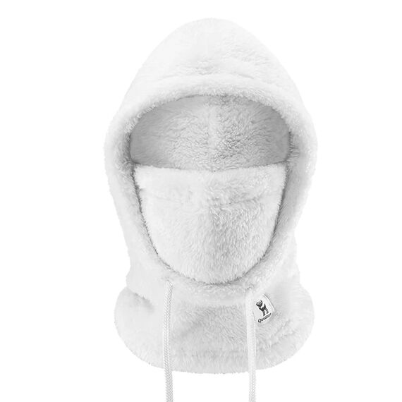 Qunature Arctic Velvet Ski Balaclava Size L - White | Techbox