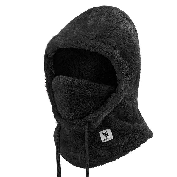 Qunature Arctic Velvet Ski Balaclava Size M - Black | Techbox