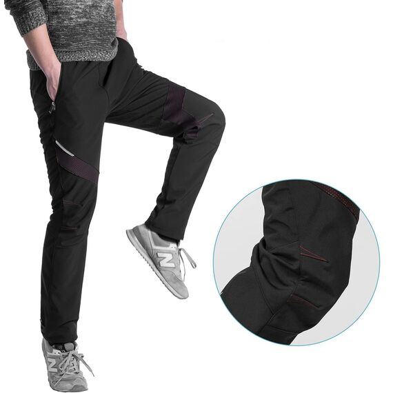 Rockbros Patrol Cycling Windproof Sports Pants Size L - Black - Bicycle - Sports & Fitness - Techbox