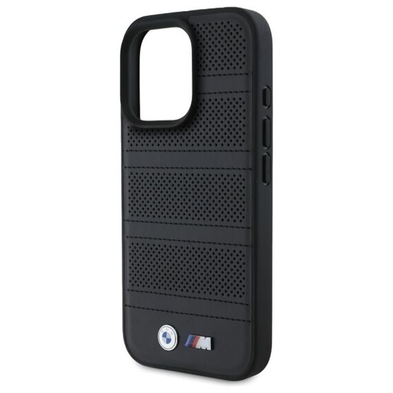 BMW BMHMP16X23PUSPK iPhone 16 Pro Max 6.9" black/black hardcase M Perforated And Stitched Line MagSafe - Apple Cases - Cases - Techbox