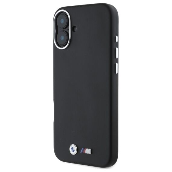 BMW M Smooth Full Wrapped Metal MagSafe Case for iPhone 16 Plus - Black | Techbox