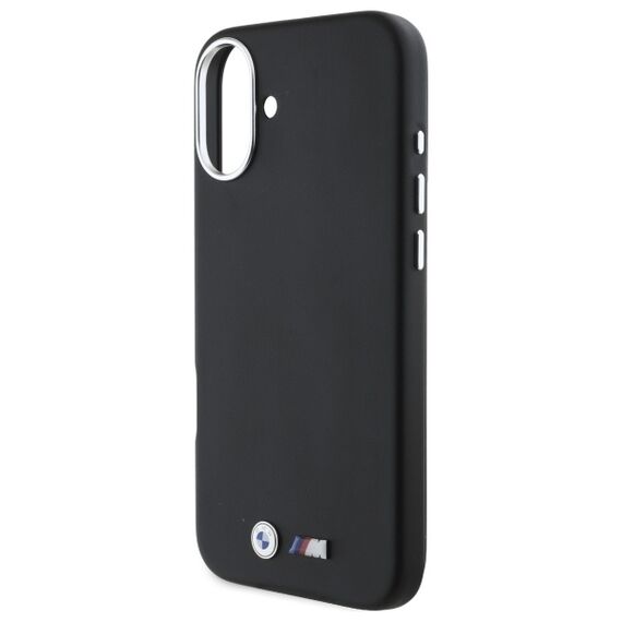 BMW M Smooth Full Wrapped Metal MagSafe Case for iPhone 16 Plus - Black | Techbox