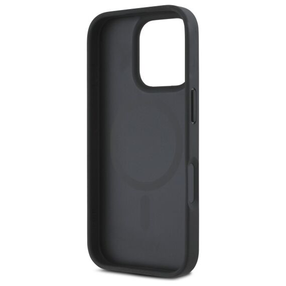 DKNY Repeat Pattern Stack Logo MagSafe iPhone 16 Pro Case - Black | Techbox