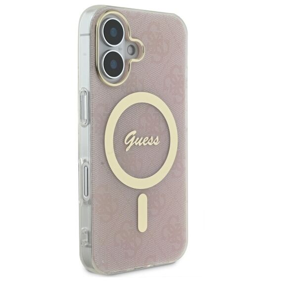 Guess GUHMP16MH4STP iPhone 16 Plus 6.7" pink hard case IML 4G MagSafe - Apple Cases - Cases - Techbox