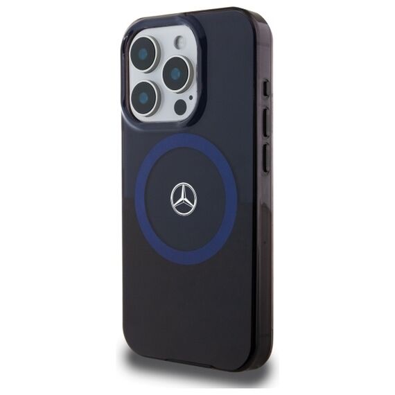 Mercedes MB Double Layer BiColor MagSafe Case for iPhone 16 Pro Max - Blue | Techbox