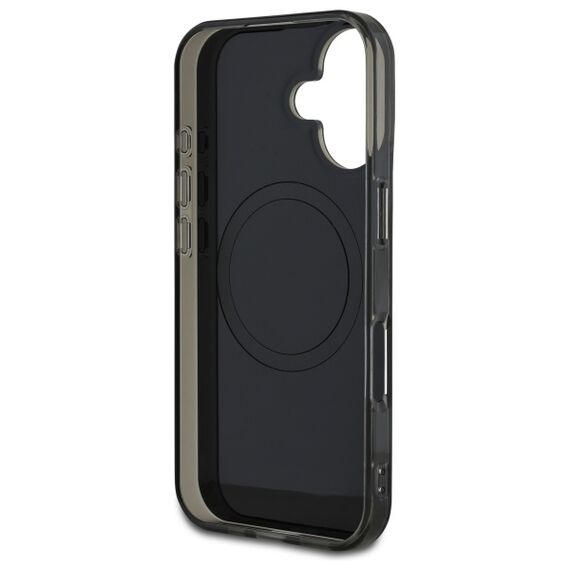 Mercedes MB Double Layer Crossed Lines MagSafe case for iPhone 16 - black - Apple Cases - Cases - Techbox