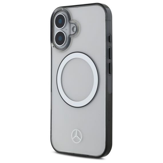 Mercedes Printed Logo MagSafe iPhone 16 Case - Clear | Techbox