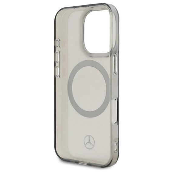 Mercedes Silver Ring MagSafe iPhone 16 Pro Case - Black | Techbox