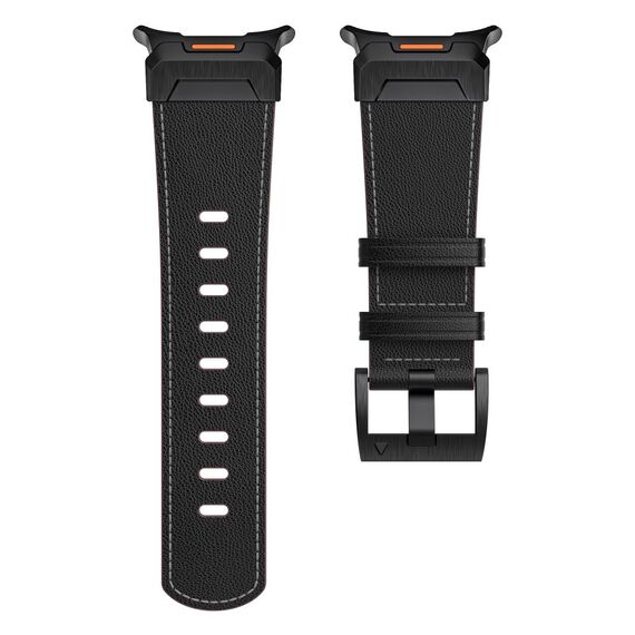 Tech-Protect Delta Pro Leather Strap for Samsung Galaxy Watch Ultra (47mm) - Black - Accessories - Smartwatches & Accessories - Techbox