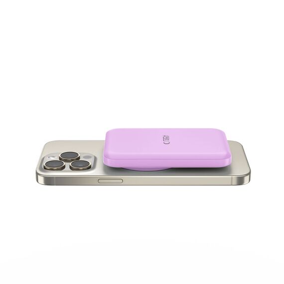 Tech-Protect LifeMag MagSafe PB10 5000mAh Power Bank - Pink - Powerbanks - Smartphone Chargers - Techbox