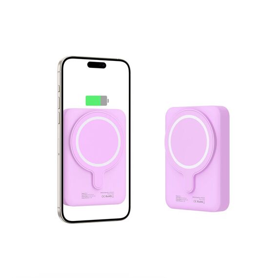 Tech-Protect LifeMag MagSafe PB11 10000mAh Power Bank - Pink - Powerbanks - Smartphone Chargers - Techbox