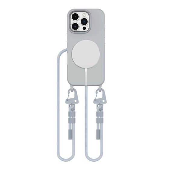 Tech-Protect MagNecklace MagSafe Case with Lanyard for iPhone 16 Pro - Gray | Techbox