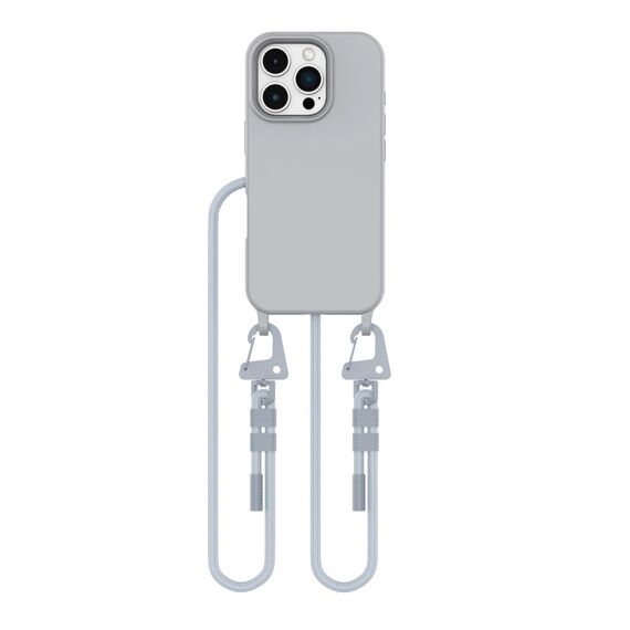 Tech-Protect MagNecklace MagSafe Case with Lanyard for iPhone 16 Pro Max - Gray - Apple Cases - Cases - Techbox