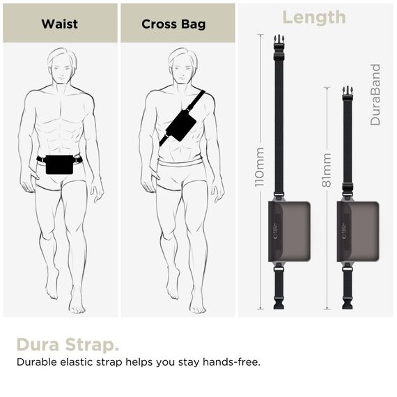 Tech-Protect UWP10 Waterproof Bag - Black