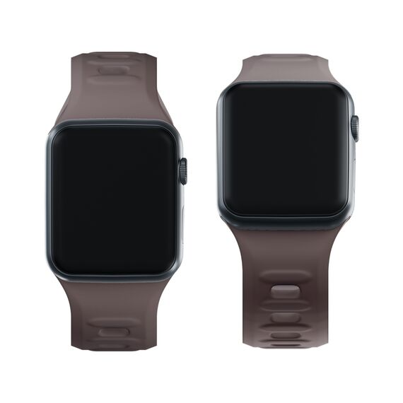 3mk Silicone Watch Strap for Apple Watch 38/40/41 mm - Dark Gray | Techbox