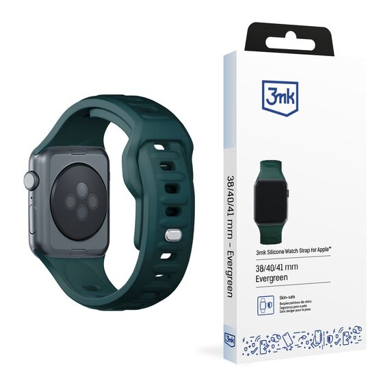 3mk Silicone Watch Strap for Apple Watch 38 / 40 / 41 mm - green - Accessories - Smartwatches & Accessories - Techbox
