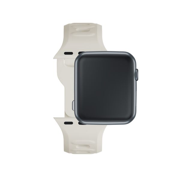 3mk Silicone Watch Strap for Apple Watch 38/40/41 mm - white | Techbox