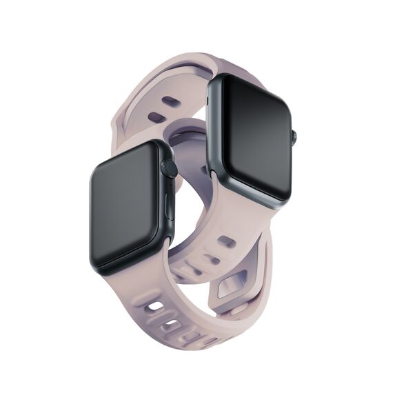 3mk Silicone Watch Strap for Apple Watch 42 / 44 / 45 / 49 mm - beige - Accessories - Smartwatches & Accessories - Techbox