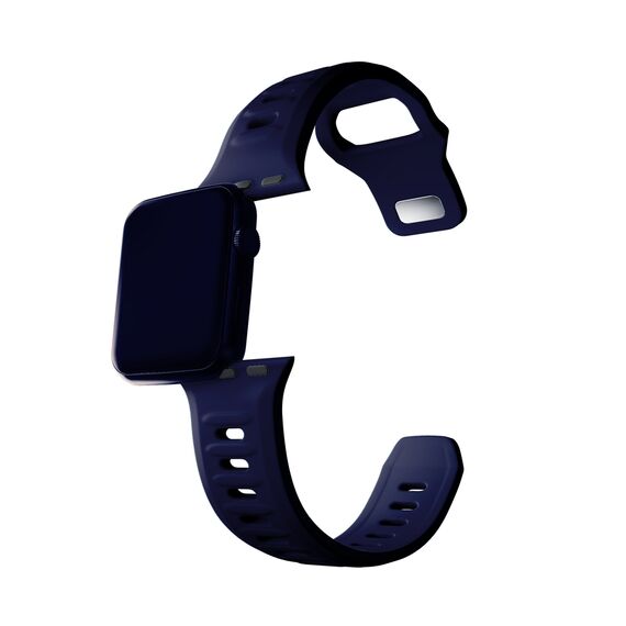 3mk Silicone Watch Strap for Apple Watch 42 / 44 / 45 / 49 mm - blue - Accessories - Smartwatches & Accessories - Techbox
