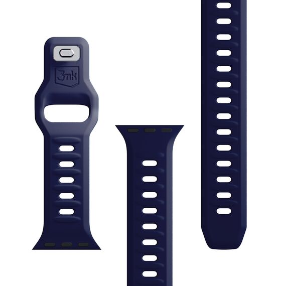 3mk Silicone Watch Strap for Apple Watch 42 / 44 / 45 / 49 mm - blue - Accessories - Smartwatches & Accessories - Techbox