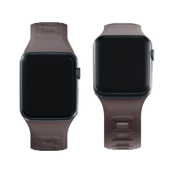 3mk Silicone Watch Strap for Apple Watch 42 / 44 / 45 / 49 mm - brown - Accessories - Smartwatches & Accessories - Techbox