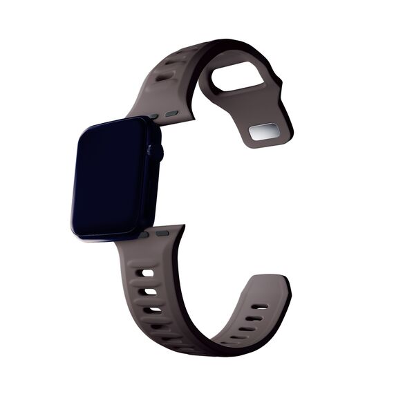 3mk Silicone Watch Strap for Apple Watch 42 / 44 / 45 / 49 mm - brown - Accessories - Smartwatches & Accessories - Techbox