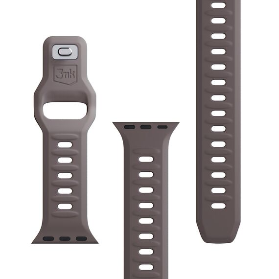 3mk Silicone Watch Strap for Apple Watch 42 / 44 / 45 / 49 mm - brown - Accessories - Smartwatches & Accessories - Techbox