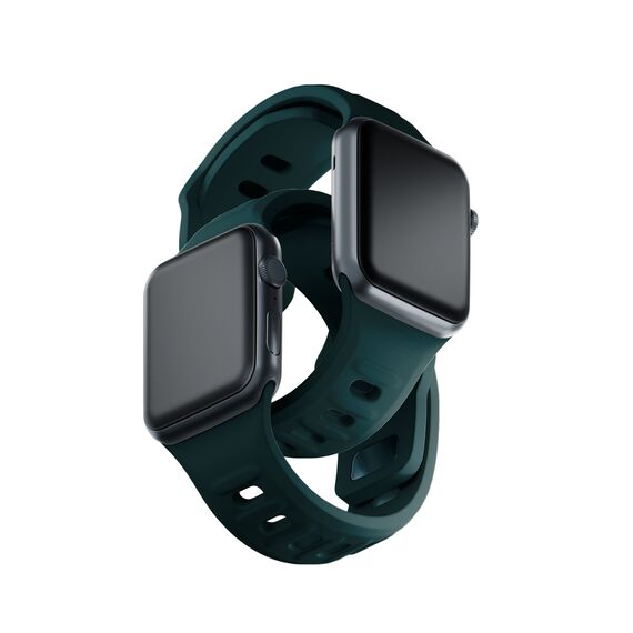 3mk Silicone Watch Strap for Apple Watch 42 / 44 / 45 / 49 mm - green - Accessories - Smartwatches & Accessories - Techbox
