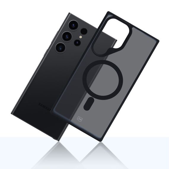 3mk Smoke MagCase with MagSafe for Samsung Galaxy S23 Ultra - semi-transparent