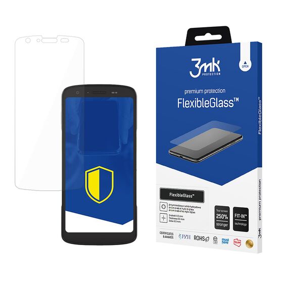 Hybrid glass 3mk FlexibleGlass™ on Zebra TC22 / TC27 | Techbox