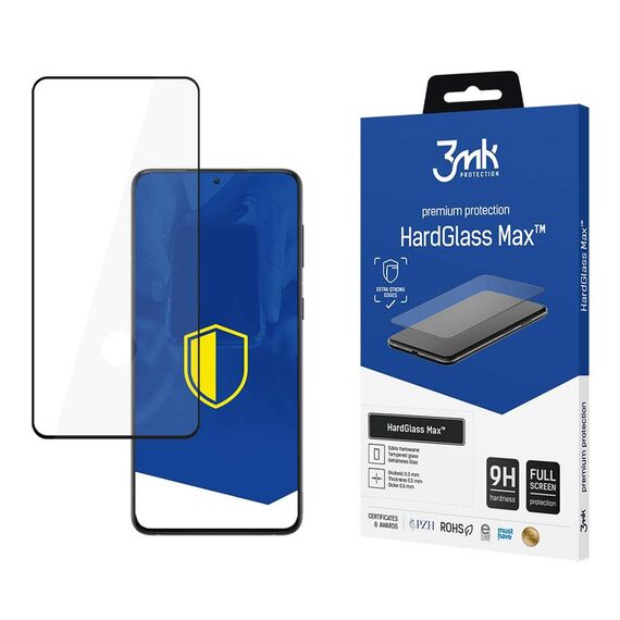 Tempered glass 3mk HardGlass Max FingerPrint for Samsung Galaxy S21+ 5G | Techbox