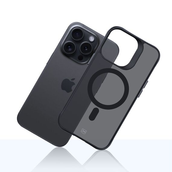 3mk Smoke MagCase with MagSafe for iPhone 15 Pro - Semi-transparent