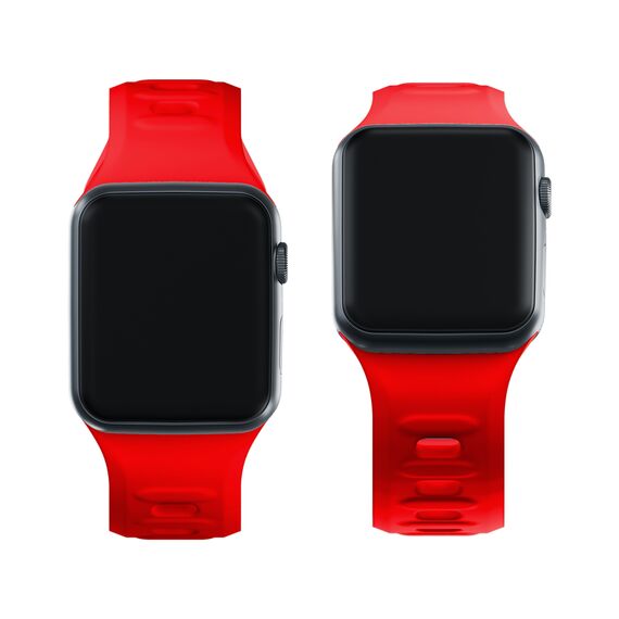 3mk Silicone Watch Strap for Apple Watch 38 / 40 / 41 mm - red - Accessories - Smartwatches & Accessories - Techbox