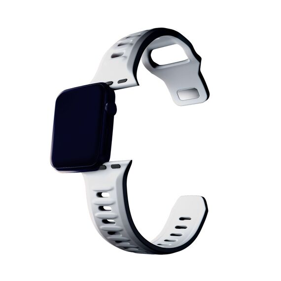 3mk Silicone Watch Strap for Apple Watch 38 / 40 / 41 mm - white - Accessories - Smartwatches & Accessories - Techbox