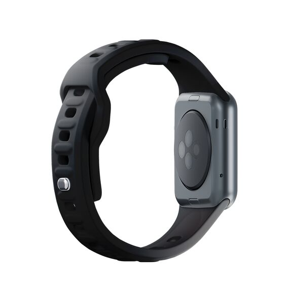 3mk Silicone Watch Strap for Apple Watch 42 / 44 / 45 / 49 mm - black - Accessories - Smartwatches & Accessories - Techbox