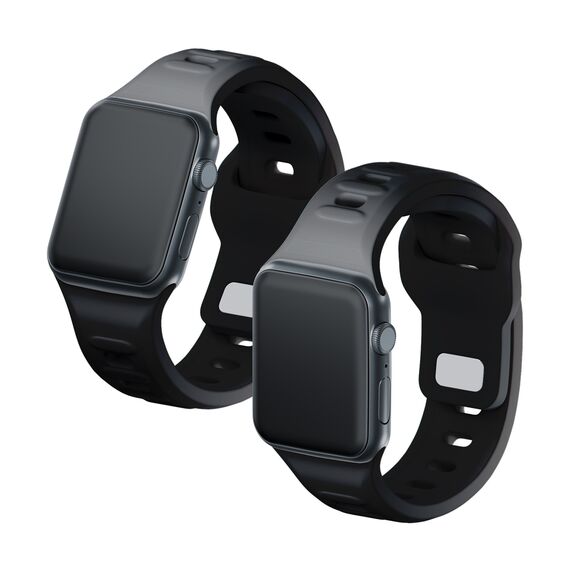 3mk Silicone Watch Strap for Apple Watch 42 / 44 / 45 / 49 mm - black - Accessories - Smartwatches & Accessories - Techbox
