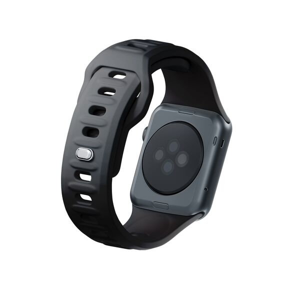 3mk Silicone Watch Strap for Apple Watch 42 / 44 / 45 / 49 mm - black - Accessories - Smartwatches & Accessories - Techbox
