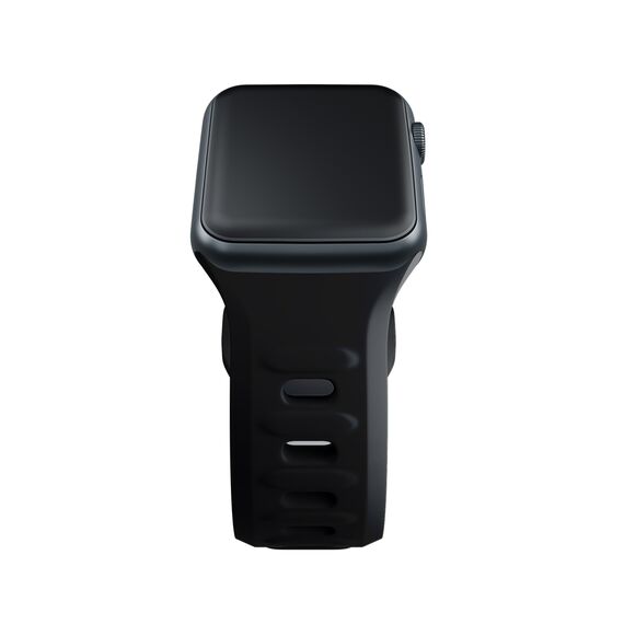 3mk Silicone Watch Strap for Apple Watch 42 / 44 / 45 / 49 mm - black - Accessories - Smartwatches & Accessories - Techbox