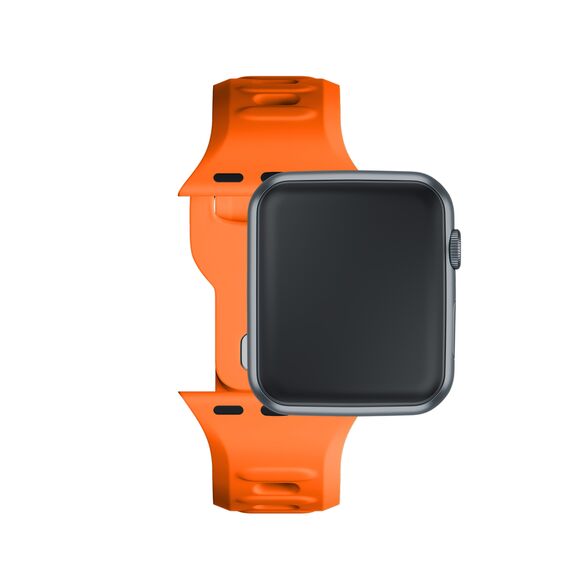 3mk Silicone Watch Strap for Apple Watch 42 / 44 / 45 / 49 mm - orange - Accessories - Smartwatches & Accessories - Techbox