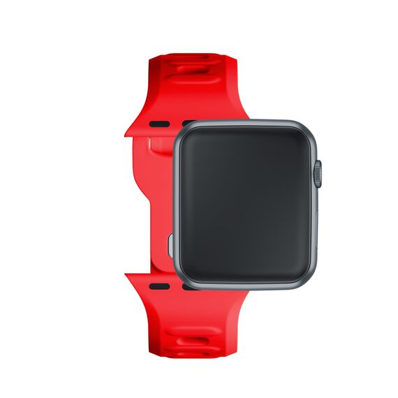 3mk Silicone Watch Strap for Apple Watch 42 / 44 / 45 / 49 mm - red - Accessories - Smartwatches & Accessories - Techbox