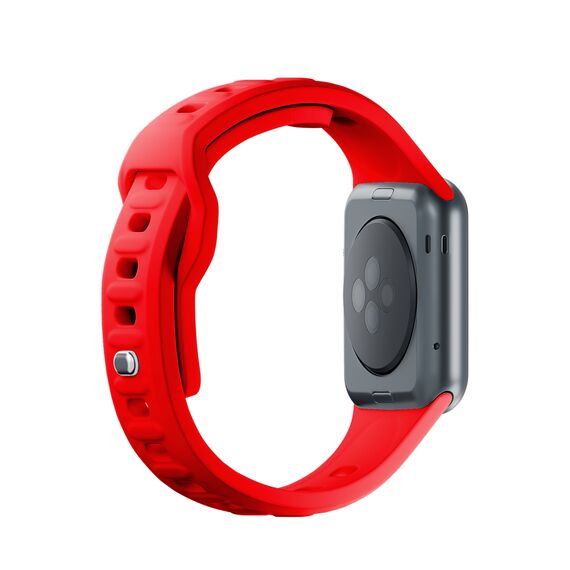 3mk Silicone Watch Strap for Apple Watch 42 / 44 / 45 / 49 mm - red - Accessories - Smartwatches & Accessories - Techbox