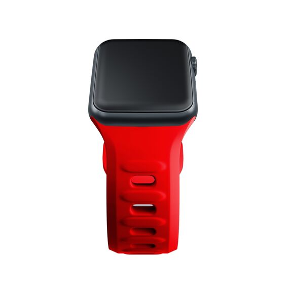 3mk Silicone Watch Strap for Apple Watch 42 / 44 / 45 / 49 mm - red - Accessories - Smartwatches & Accessories - Techbox