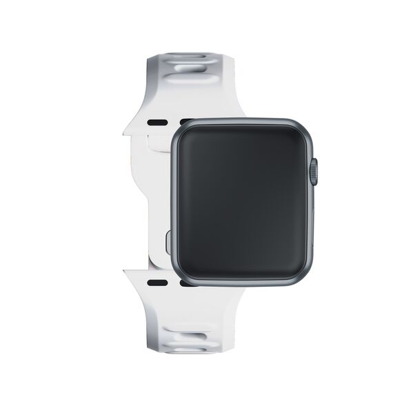 3mk Silicone Watch Strap for Apple Watch 42 / 44 / 45 / 49 mm - white - Accessories - Smartwatches & Accessories - Techbox
