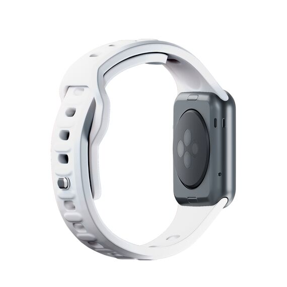 3mk Silicone Watch Strap for Apple Watch 42 / 44 / 45 / 49 mm - white - Accessories - Smartwatches & Accessories - Techbox