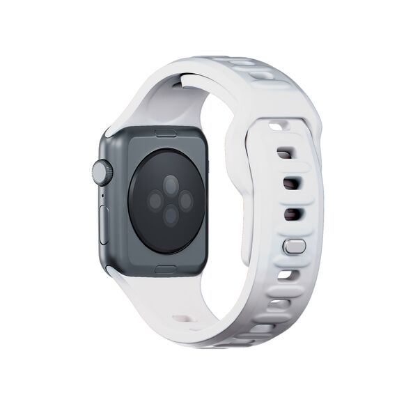 3mk Silicone Watch Strap for Apple Watch 42 / 44 / 45 / 49 mm - white - Accessories - Smartwatches & Accessories - Techbox