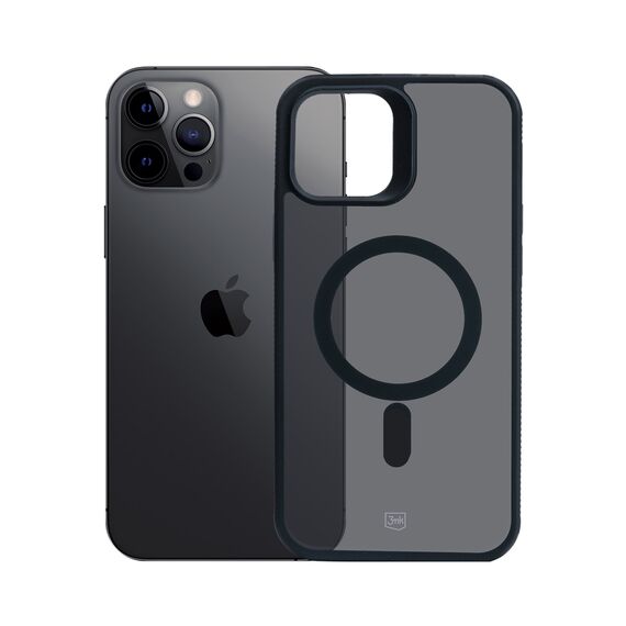 3mk Smoke MagCase for Apple iPhone 12 Pro Max - Black