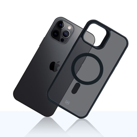 3mk Smoke MagCase for Apple iPhone 12 Pro Max - Black