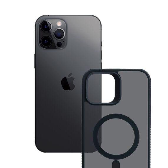3mk Smoke MagCase for Apple iPhone 12 Pro Max - Black